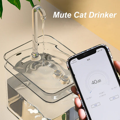 Whisper-Quiet Cat Water Fountain