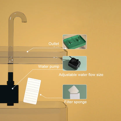 Whisper-Quiet Cat Water Fountain